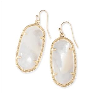 Kendra Scott Elle Earrings Ivory Pearl/Gold